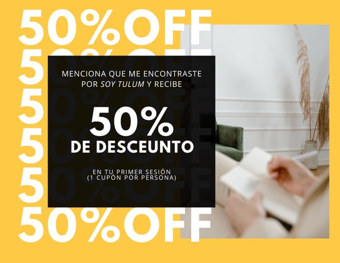 First session 50% off