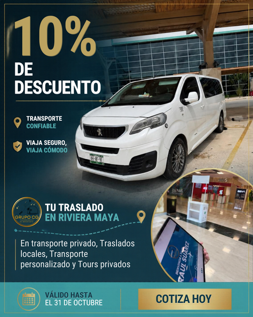 10% discount on private transportation
